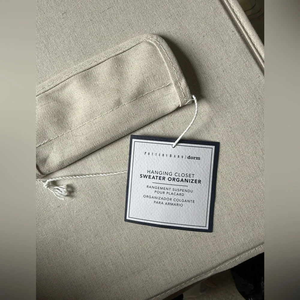 NWT Pottery Barn Teen 3-Piece Closet Storage Bundle in Oat